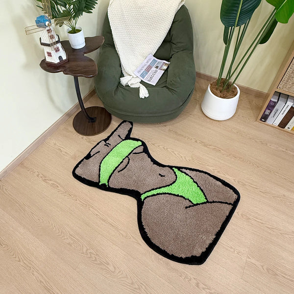 Chic Tufted Bathroom Mat