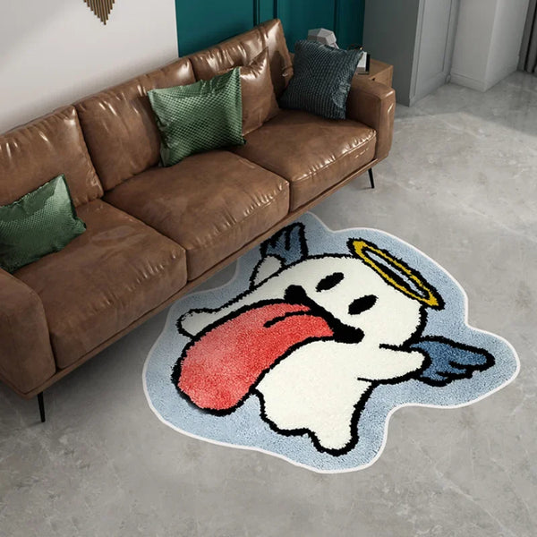 Cozy Angel Cactus Plush Rug