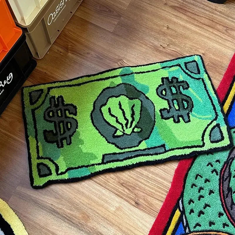 Coloured Money Rug