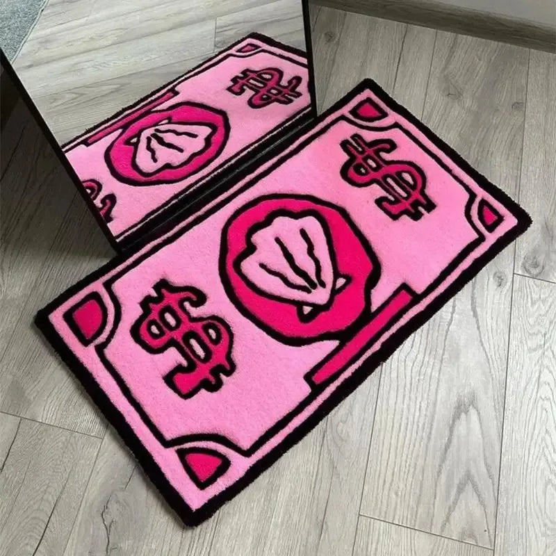 Coloured Money Rug