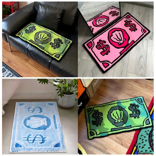 Coloured Money Rug