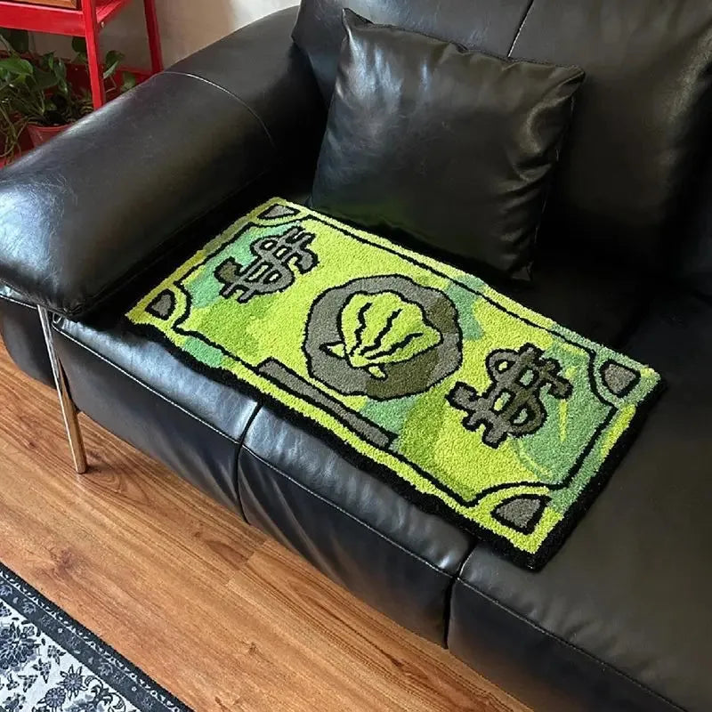 Coloured Money Rug